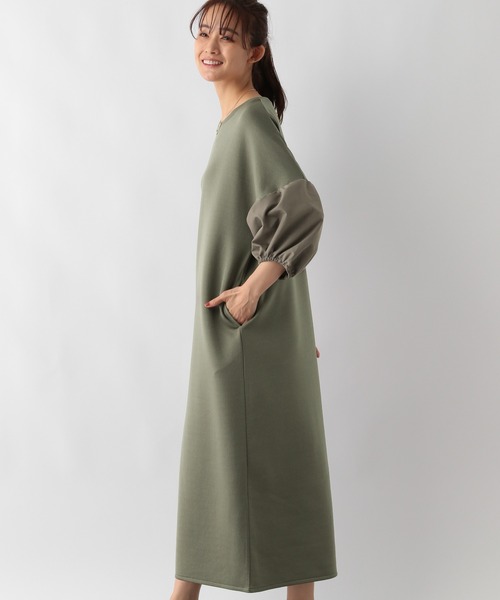 かける商品 GLOBAL WORK ワンピース ライトクッションパフスリーブ