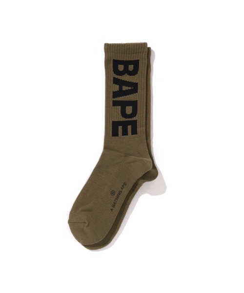 A BATHING APE 靴下 BAPE SOCKS メンズ : ZOZOTOWN Yahoo!店
