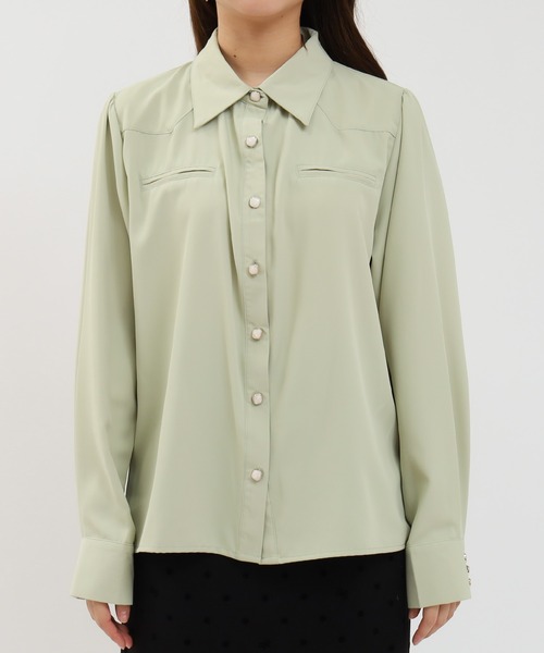 ブラウス シャツ WESTERN BLOUSE レディース TANAKA ブラウス シャツ WESTERN BLOUSE レディース : ZOZOTOWN