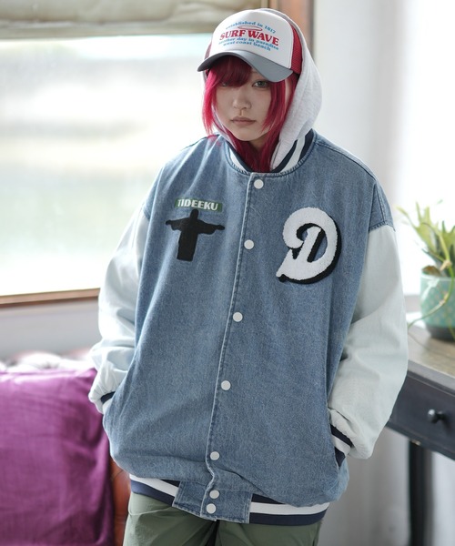 improves（インプローブス） スタジャン 刺しゅうデザイン デニム