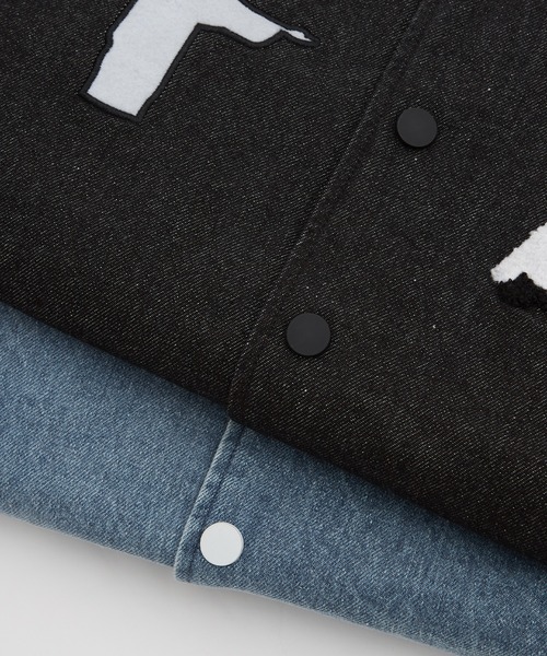 は*）様 ティンカーベル刺繍デニムスタジャン BEAMS HEART（ビームス ハート）刺繍 デニム スタジャン