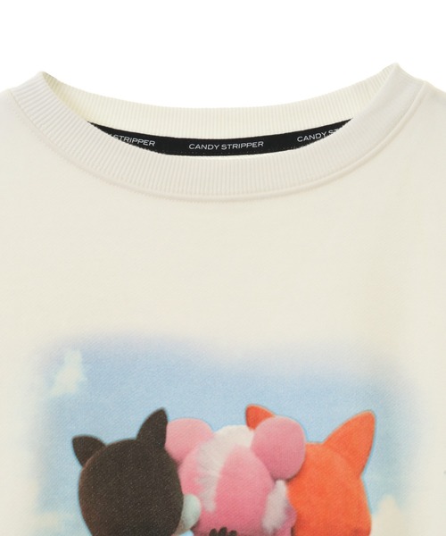 スウェット 「WEB限定再入荷！」古着っぽさが可愛い。ピグメントロゴ