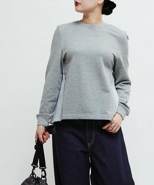 トレーナー スウェット BACK GATHER DOCKING GLITTER SWEAT レディース CONVERSE TOKYO トレーナー スウェット BACK GATHER DOCKING