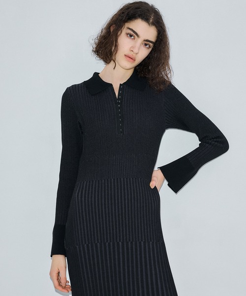 PUBLIC TOKYO（パブリックトウキョウ） ワンピース ホックカラー