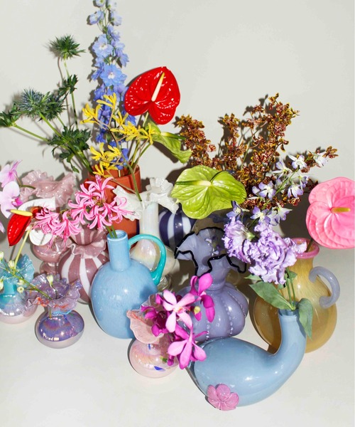花瓶 Casselini HOME(キャセリーニ ホーム)ガラスフラワーベースOの画像