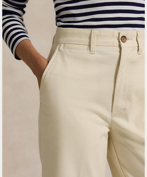 「美品」PoloRalphLauren ポロラルフローレンワイドレッグ チノパン POLO RALPH LAUREN チノパン ワイドレッグ チノ パンツ