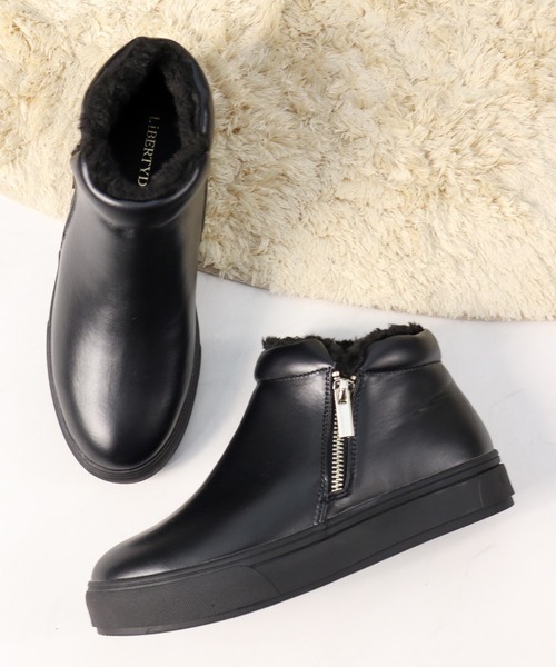 LibertyDoll（リバティードール） スニーカー ボア サイドジップ