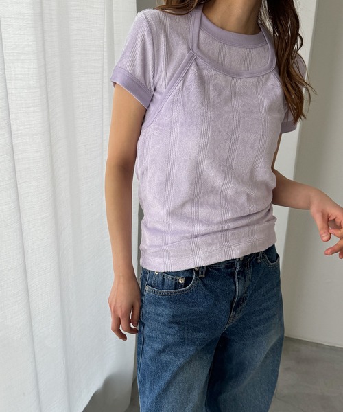 CANAL JEAN tシャツ 2枚セット CANAL JEAN tシャツ Miller レーヨンパイルTee レディース