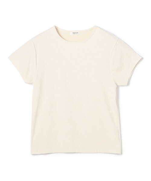 MACPHEE ベロアジャージー クルーネックプルオーバー　新品 MACPHEE tシャツ ベロアジャージー クルーネックプルオーバー