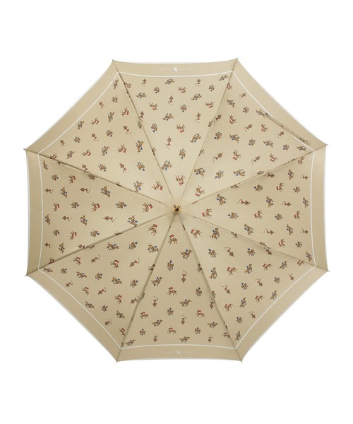 ポロ ラルフローレン カラーポロ 長傘 雨傘 ベージュ POLO RALPH LAUREN(レイングッズ・雨傘・日傘)(ポロ ラルフ ローレン
