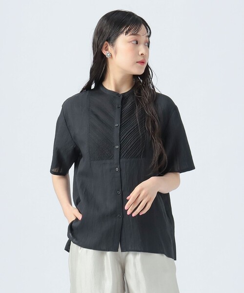 ブラウス シャツ 「ZOZO限定」ストライプ柄ビッグシャツ レディース tiptop ブラウス シャツ ストライプビッグシャツ レディース