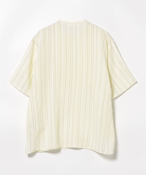 ブラウス シャツ ストライプ柄 ピンタック シャツ レディース BEAMS HEART ブラウス シャツ ストライプ柄 ピンタック