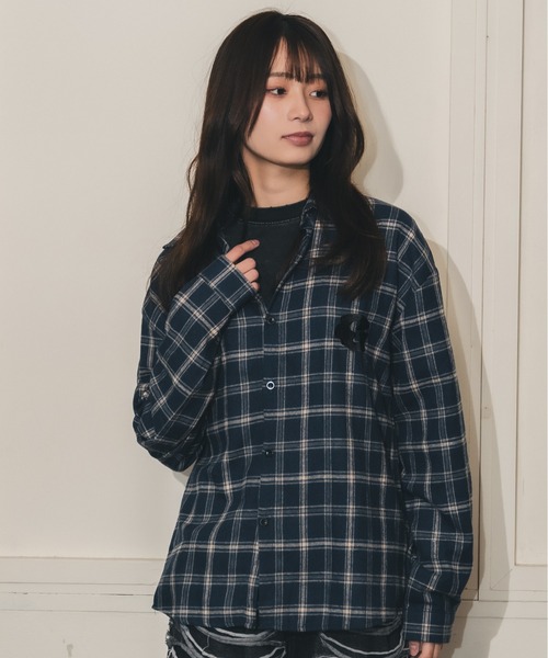 madrepadre ブラウス シャツ ユニセックスオーバーサイズ