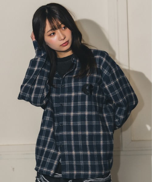 madrepadre ブラウス シャツ ユニセックスオーバーサイズ