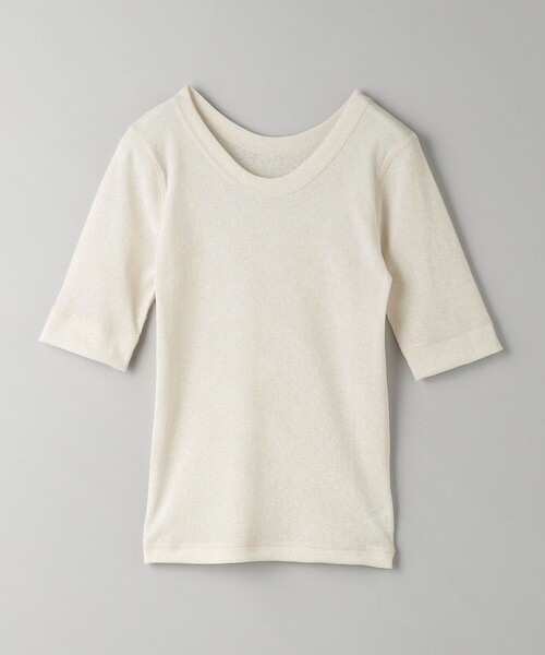 tシャツ コンパクト テレコカットソープルオーバー -2WAY- レディース