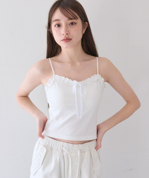 OLIVE des キャミソール フリルキャミ : ZOZOTOWN Yahoo!店