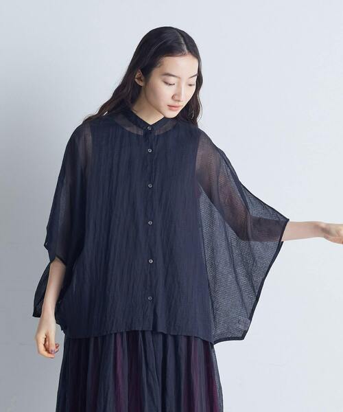 【新品未使用】ADIUE TRISTESSE チェックブラウス conges payes ADIEU TRISTESSE（コンジェペイエアデュートリステス