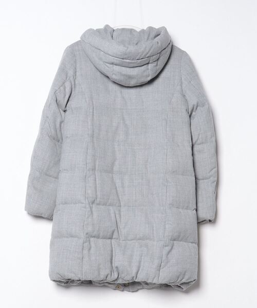 「Khaju」 ダウンコート 38 グレー レディース_画像2