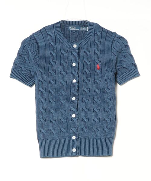 カーディガン ケーブルニット コットン ショートスリーブ カーディガン レディース | POLO RALPH LAUREN | 06
