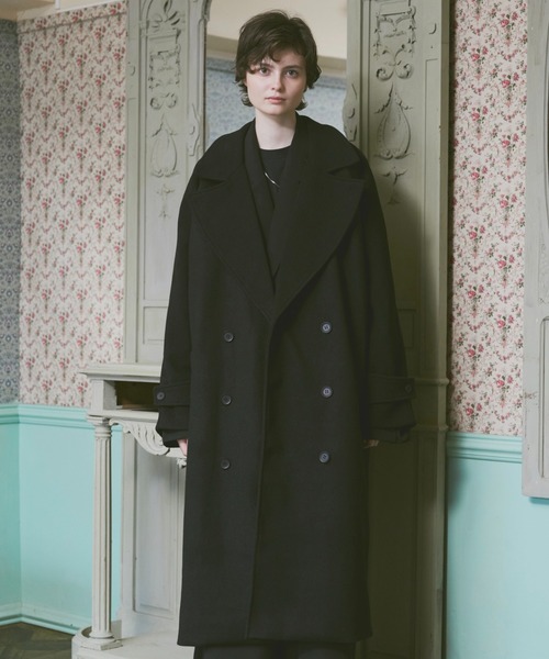 ln fortis（ロンフォルティス） チェスターコート SMALL ブラック