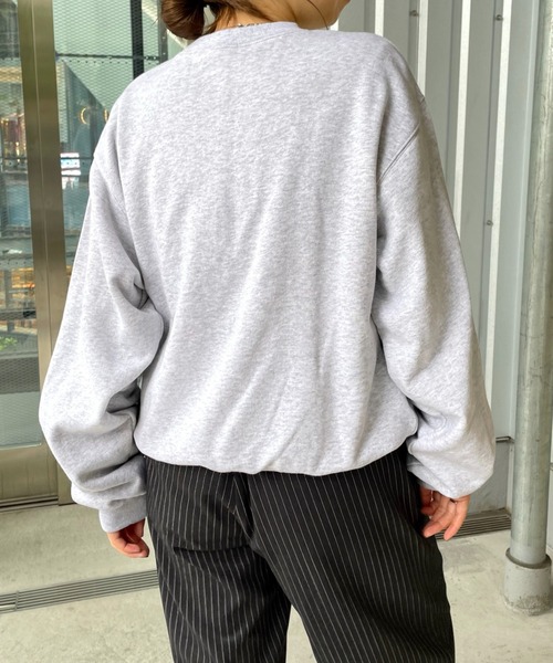 [WHO'S WHO gallery] тренировочный cut and sewn LARGE серый женский 