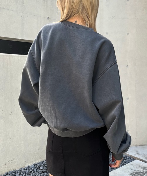 [WHO'S WHO gallery] тренировочный cut and sewn LARGE серый женский 