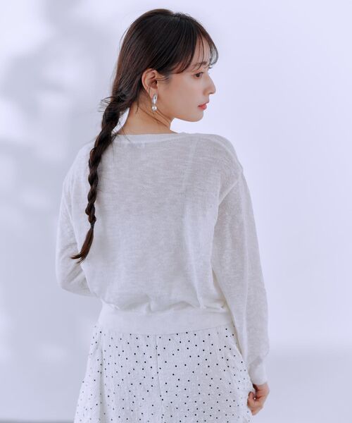 ニット セーター スムージースラブシアーニット 「低身長・小柄女性」 レディース ニット セーター スムージースラブシアーニット 「低身長・小柄