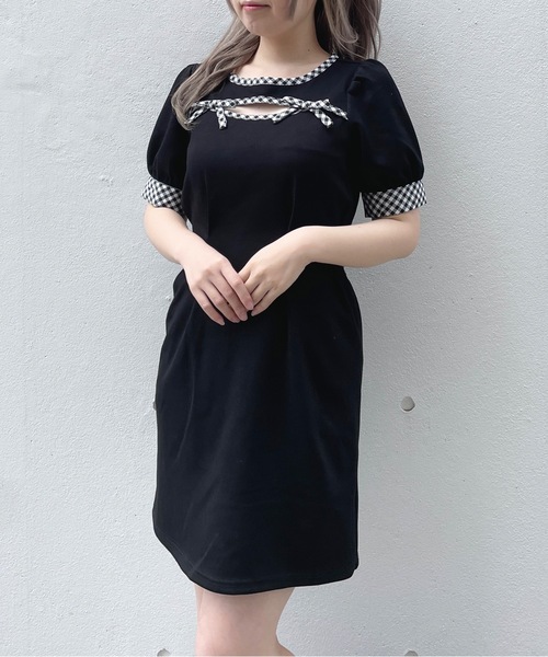 Order Dress【お客】バックリボン tocco closet ワンピース 「ZOZO限定」バックリボンシアー