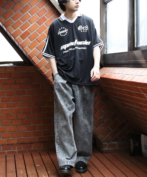 8 tシャツ 襟付き半袖サッカーTシャツ メンズ レディース : ZOZOTOWN