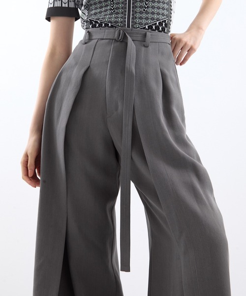 バックゴムワイドバミューダパンツ | ファッション通販サイト NUGU