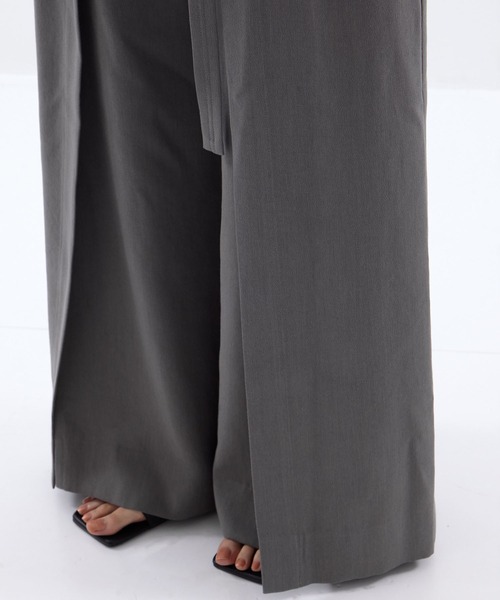 UJOH サイドスリットパンツ UJOH パンツ 「UJOH/ウジョー」「STUDIOUS別注」Slit Wide PNT