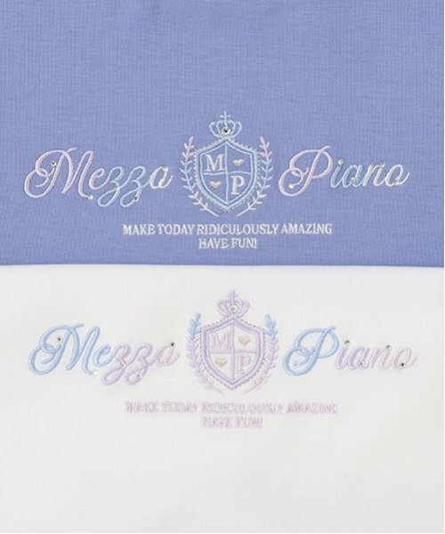 メゾピアノ　シナモロール　セーラー襟付きTシャツ　サイズ110 マイメロディ・シナモロール】セーラー衿つきTシャツ(100cm サックス