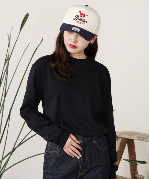 Hanes（ヘインズ） tシャツ 1P L/S POCKET TEE BEEFY-T ロングスリーブ