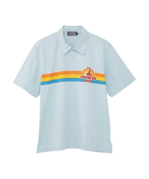 美品 HYSTERIC GLAMOUR 半袖 グレー系 ポロシャツ ヒステリックグラマー HYSTERIC GLAMOUR ポロシャツ グレー