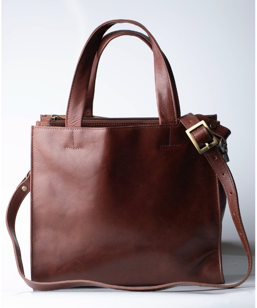 ショルダーバッグ 2Way イタリアンレザー メンズ レディース