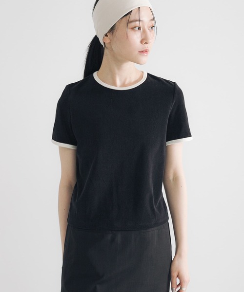 URBAN RESEARCH tシャツ パイルリンガーコンパクトTシャツ