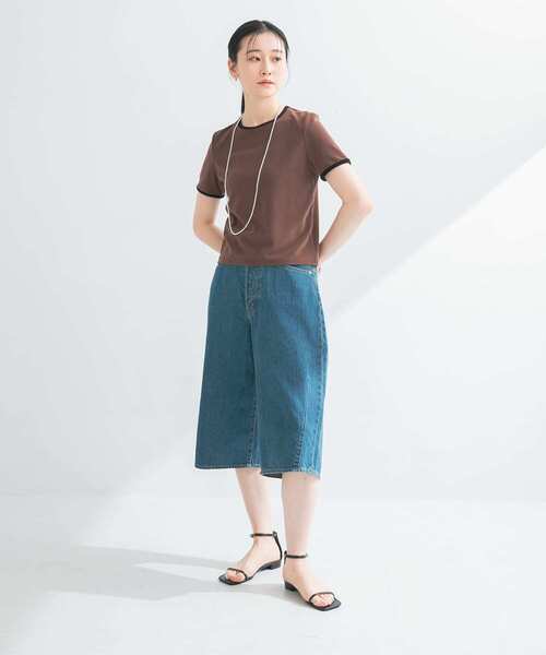 URBAN RESEARCH tシャツ パイルリンガーコンパクトTシャツ