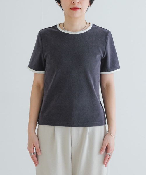 URBAN RESEARCH tシャツ パイルリンガーコンパクトTシャツ
