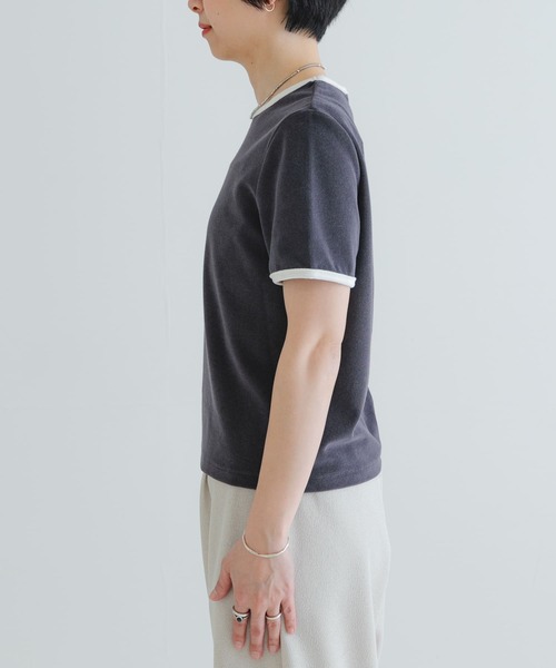 tシャツ パイルTシャツ レディース URBAN RESEARCH tシャツ パイルリンガーコンパクトTシャツ