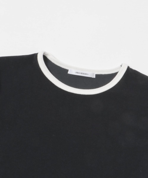 URBAN RESEARCH tシャツ パイルリンガーコンパクトTシャツ