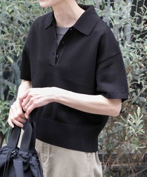 ニット セーター FORK＆SPOON　メッシュパターンニットポロシャツ レディース｜ZOZOTOWN Yahoo!店