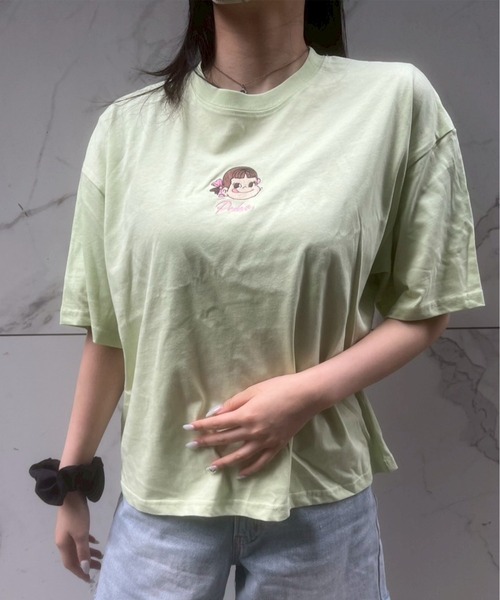 新品未使用　ペコちゃん　Tシャツ    半袖　メッシュ生地　Lサイズ 新品未使用 タグ付き ペコちゃん Tシャツ 半袖 半袖Tシャツ 吸水