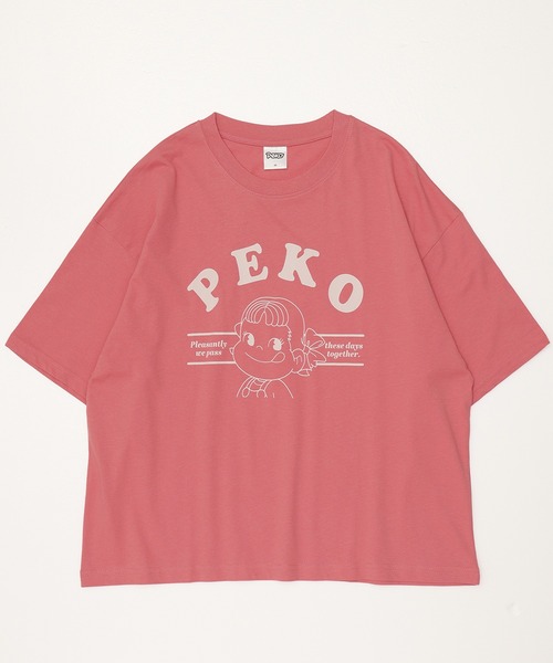 サンリオ - ぺこティー sanrio tシャツ 「ペコちゃん/PEKO」天竺 WIDEシルエット