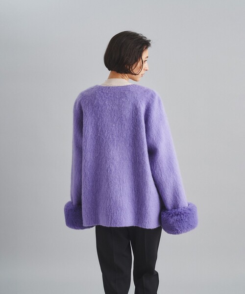 【極美品】グレースコンチネンタル スプリングコート ノーカラー GRACE CONTINENTAL（グレースコンチネンタル） ノーカラーコート 36