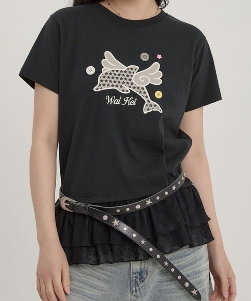 shurry labyrins イルカプリント 半袖Tシャツ グレー イルカtシャツのおすすめ人気商品一覧 通販 - Yahoo!ショッピング