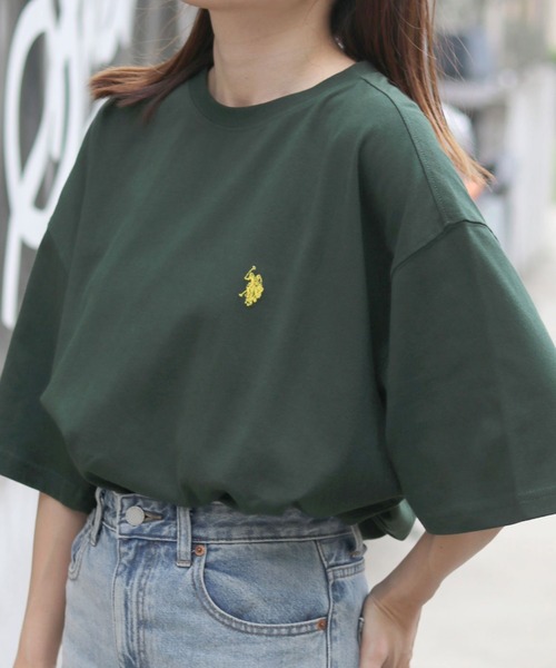 「U.S. POLO ASSN.」 半袖Tシャツ M ホワイト メンズ