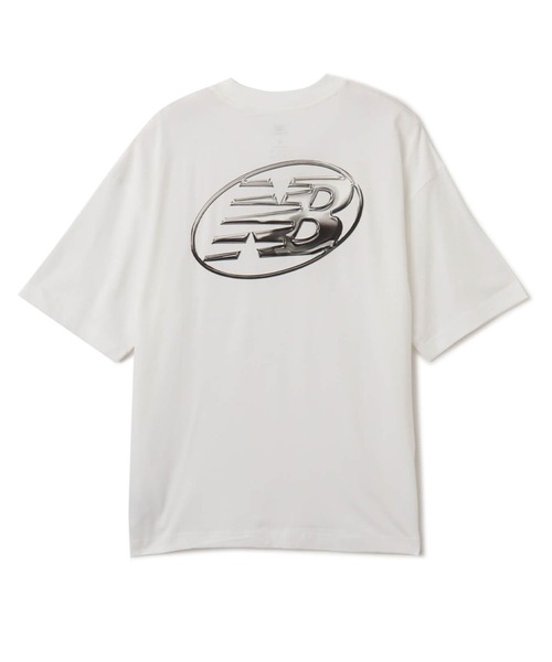 New Balance tシャツ CHROME OVER SIZE SHORT SLEEVE T SHIRT