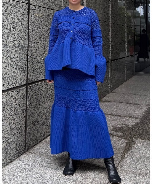 ADORE（アドーア） カーディガン パターンニットカーディガン