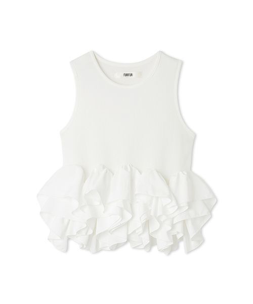 tシャツ ペプラムカットトップス レディース
