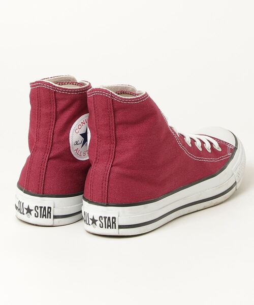 「CONVERSE」 ハイカットスニーカー 24.5cm パープル レディース